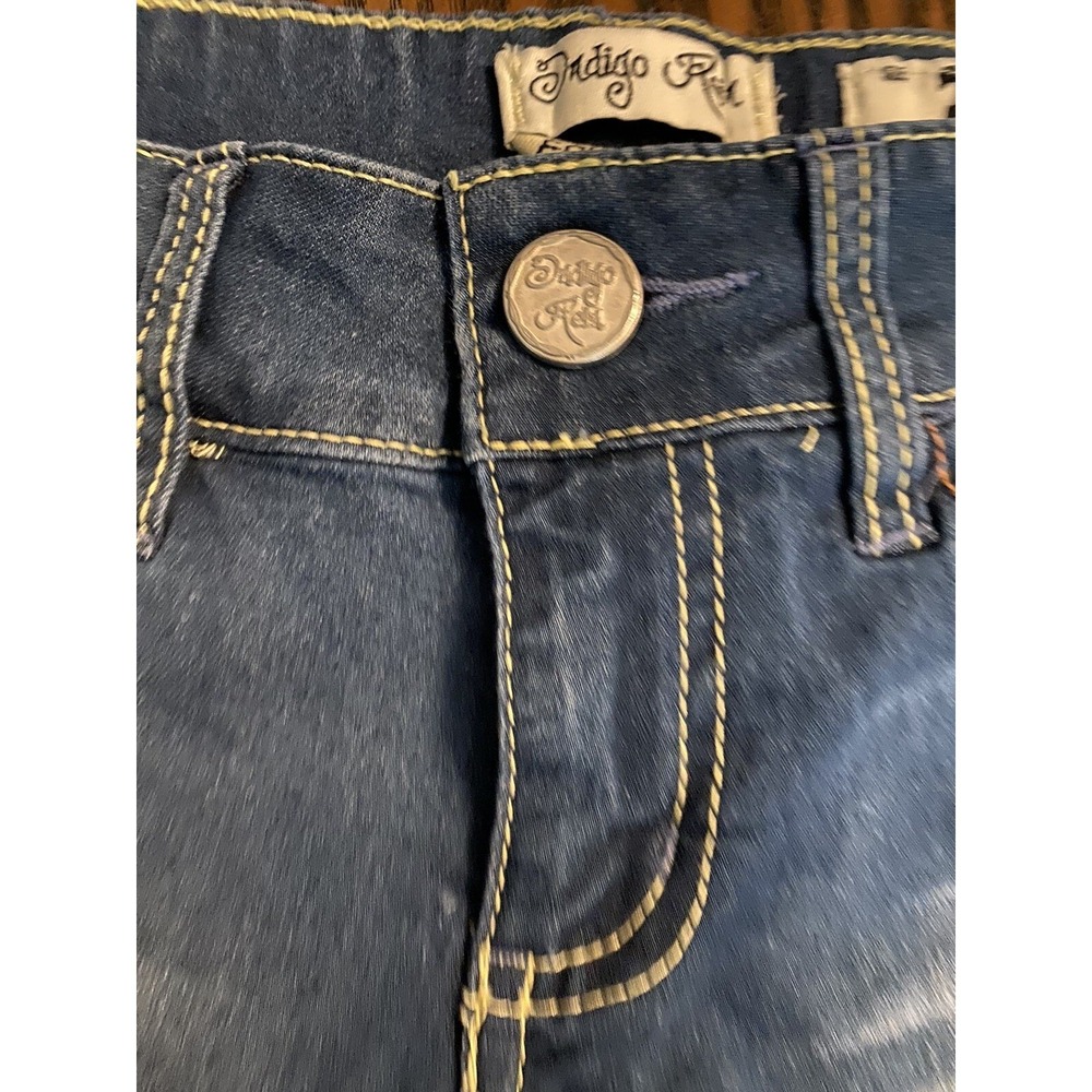 Indigo Rein Low Rise Denim Shorts Juniors Size 3 Y2K low rise - Picture 9 of 9